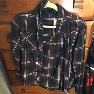 Pacsun LA Hearts flannel